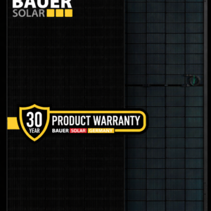 BAUER SUPERBLACK 530W Bifacial Solar Panel (BS-132M10HBB-GG)